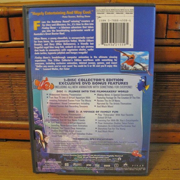 Finding Nemo 2 Disc Collectors Edition - Picture 7 of 15